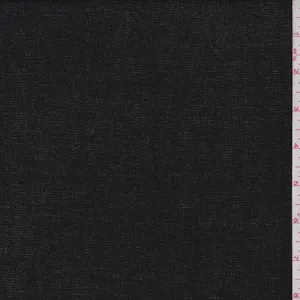 2 YD PC-Black Onyx Polyester Sweater Knit Fabric