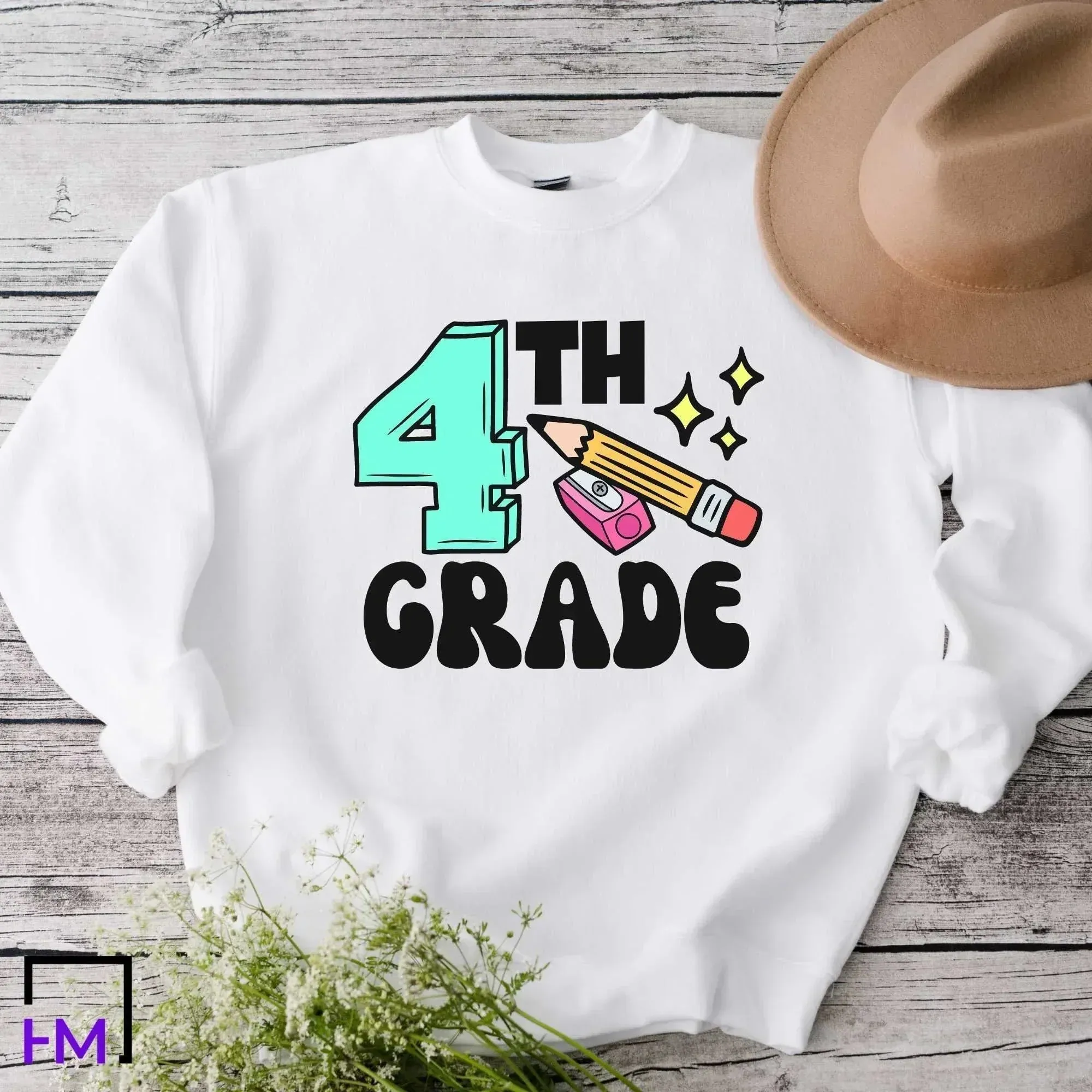 4th Grade Teacher Shirt, Great for New Teacher, Teacher Teams & Appreciation Gifts