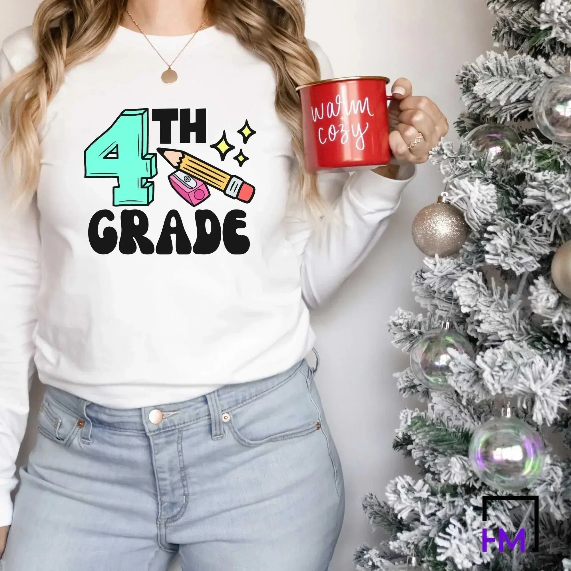 4th Grade Teacher Shirt, Great for New Teacher, Teacher Teams & Appreciation Gifts