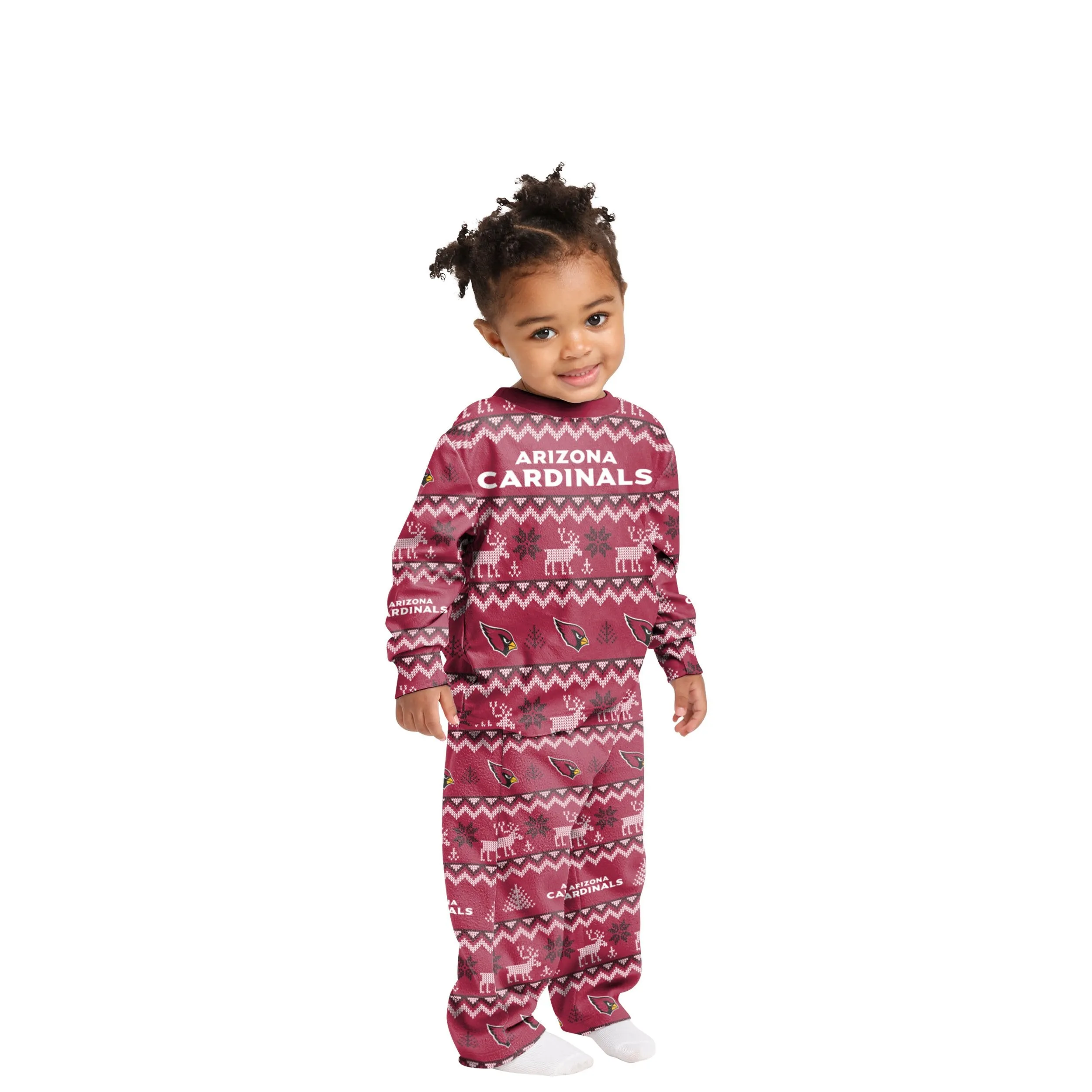 Arizona Cardinals NFL Ugly Pattern Family Holiday Pajamas