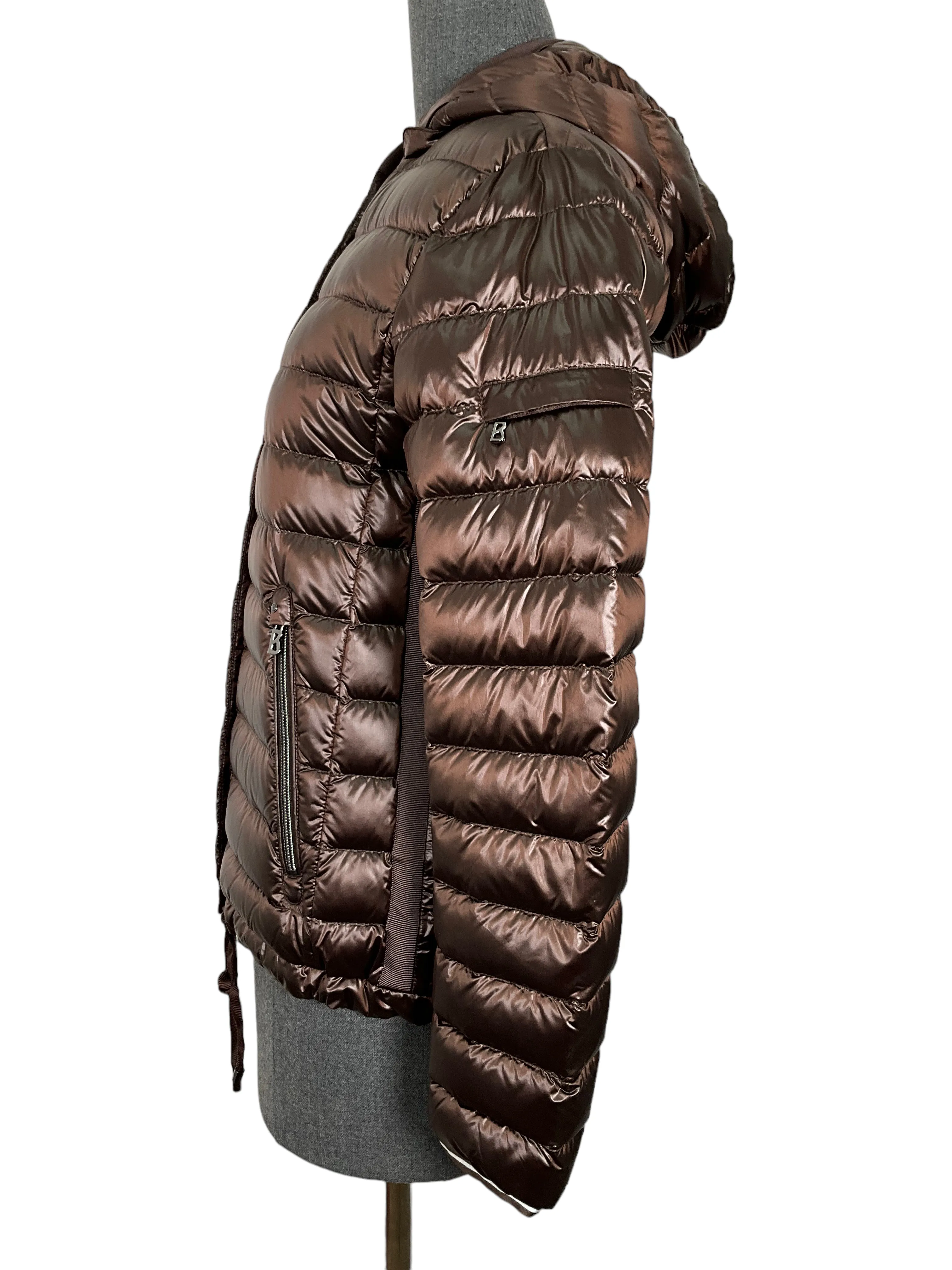 Bogner Brown Water Repellent Down Jacket Size XS