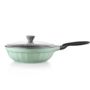 BUYDEEM Cast Aluminum Nonstick Stir-frying Pan 30CM