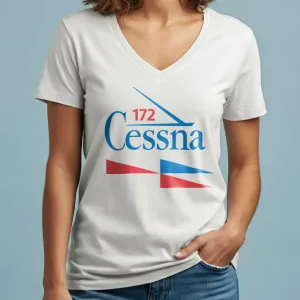 Cessna 172 - Women's V-Neck T-Shirt