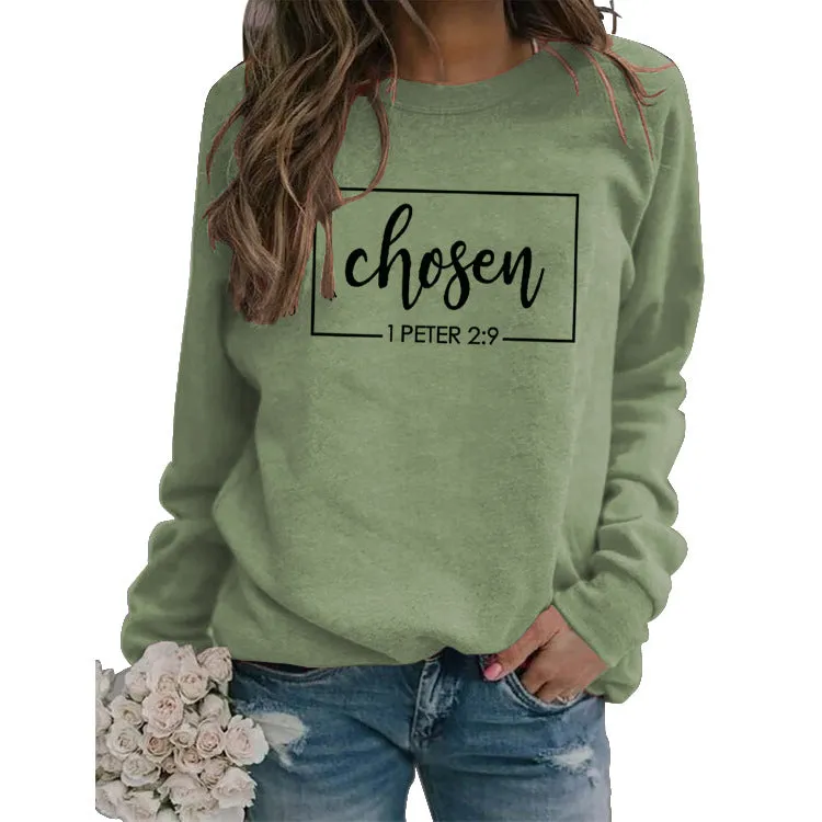 Chosen I Peter 2:9 Long-sleeved Sweater for Women