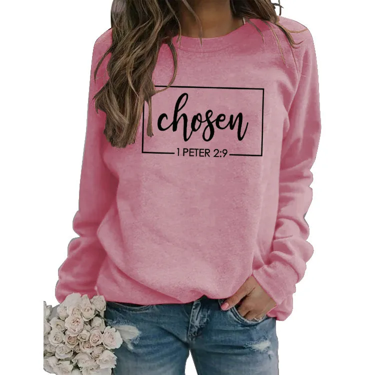 Chosen I Peter 2:9 Long-sleeved Sweater for Women