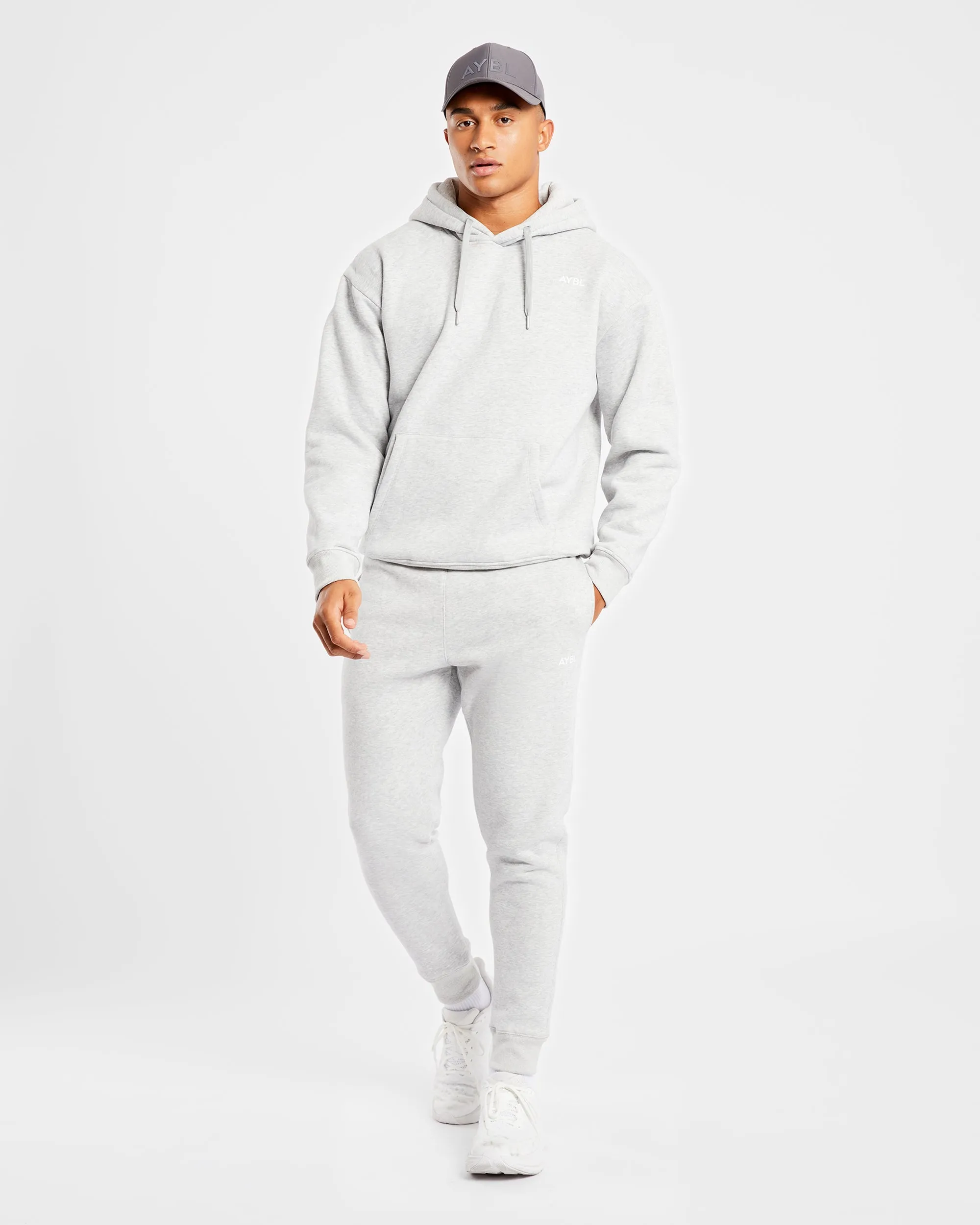 Essential Hoodie - Grey Marl