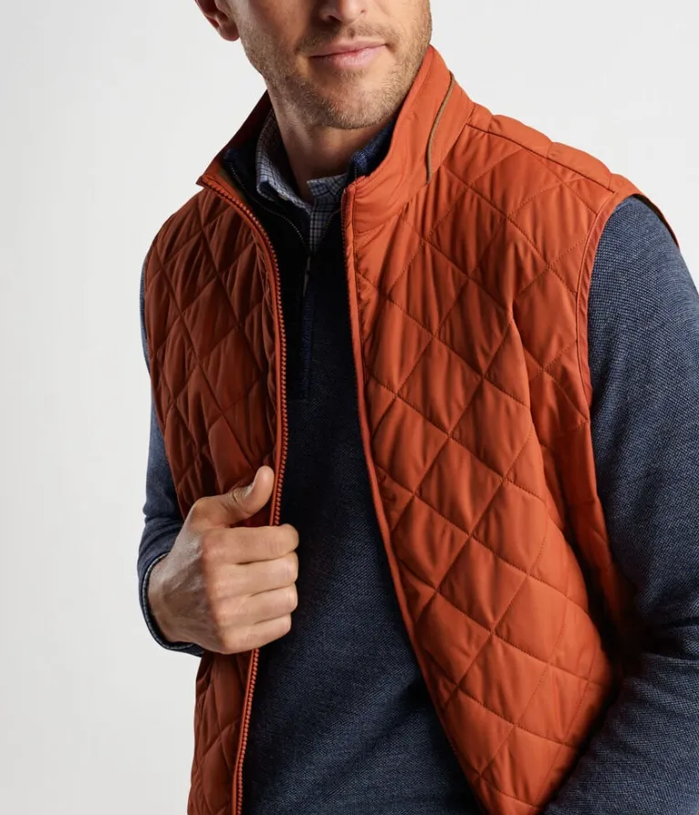 Essex Vest Burnt Orange