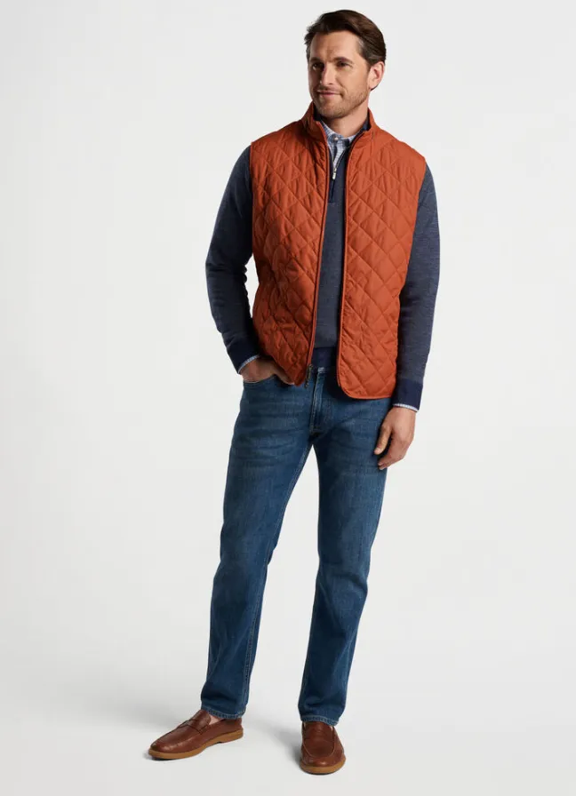 Essex Vest Burnt Orange