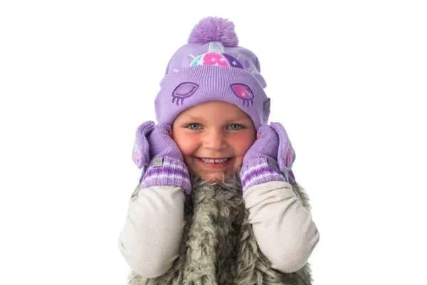 Flapjack Kids FJKKT782 Tuque Tricot Unicorn, M/L (2-6 Years)