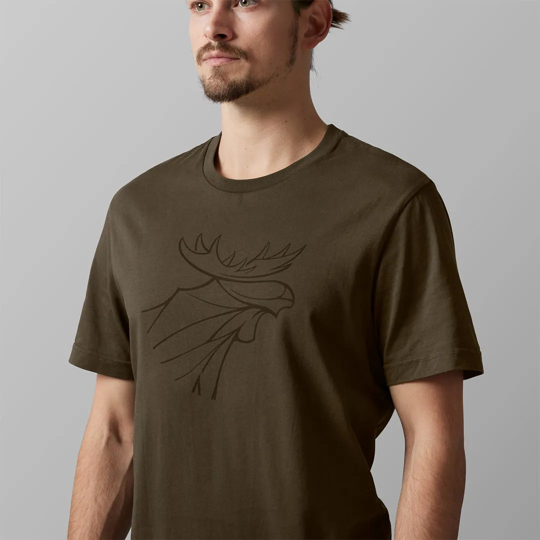 Harkila Graphic T-Shirt 2-Pack - Willow Green/Grey by Harkila