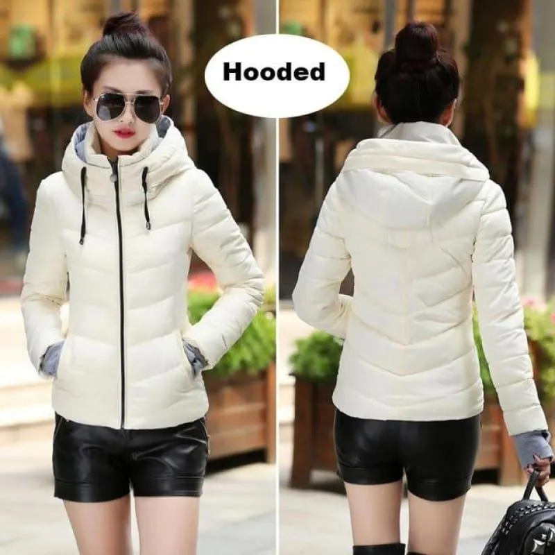 Hooded Winter Women Hooded Cotton Padded Coat