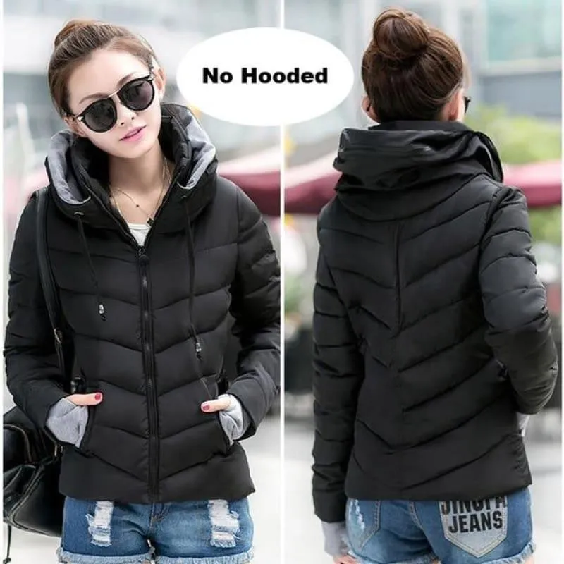 Hooded Winter Women Hooded Cotton Padded Coat