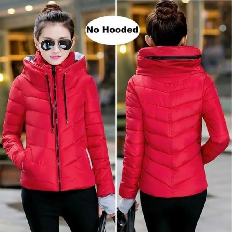 Hooded Winter Women Hooded Cotton Padded Coat