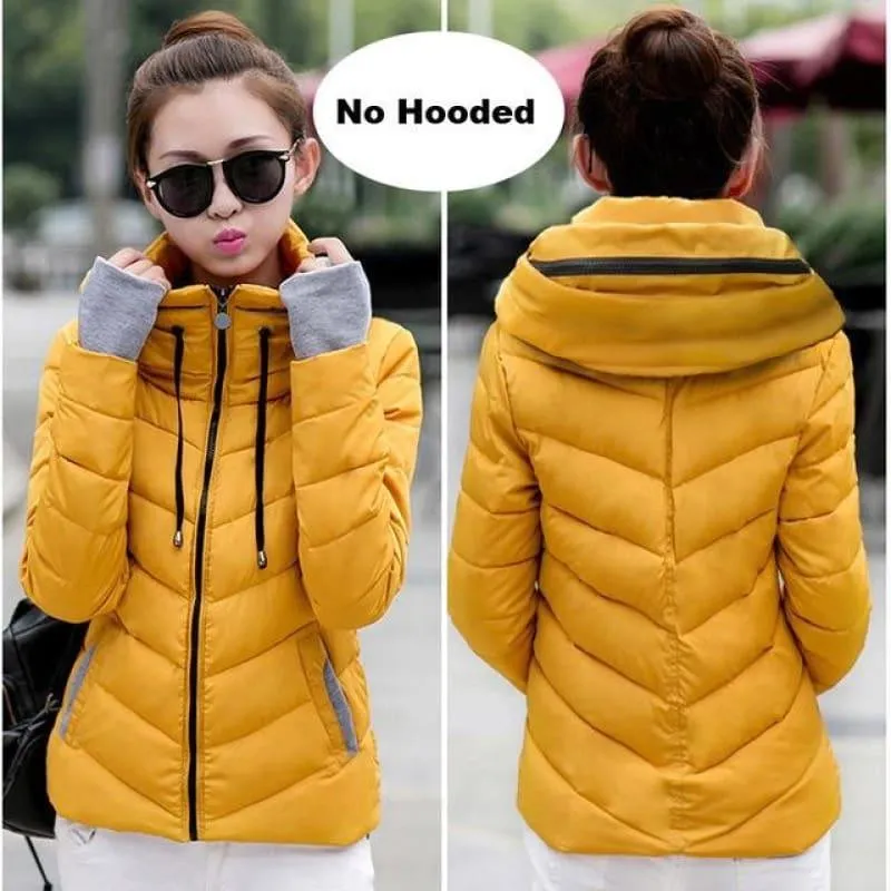 Hooded Winter Women Hooded Cotton Padded Coat