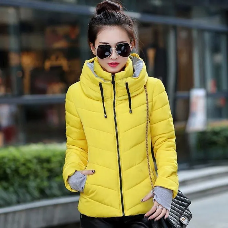 Hooded Winter Women Hooded Cotton Padded Coat