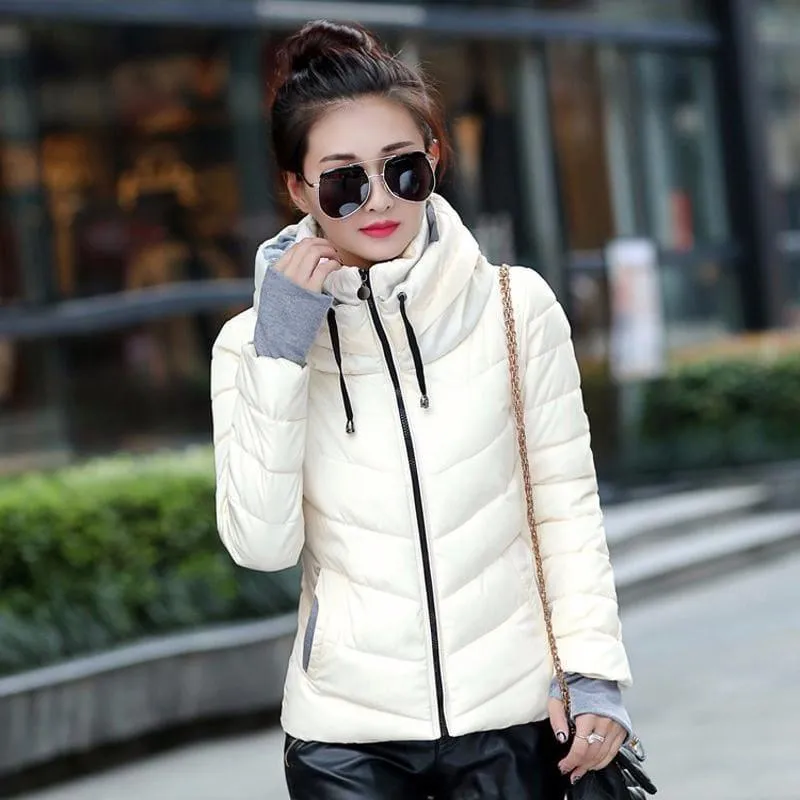 Hooded Winter Women Hooded Cotton Padded Coat