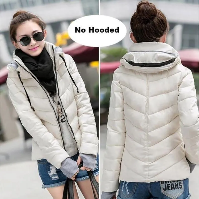 Hooded Winter Women Hooded Cotton Padded Coat