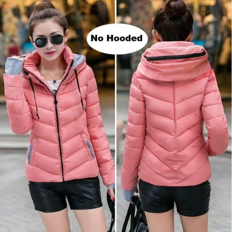 Hooded Winter Women Hooded Cotton Padded Coat