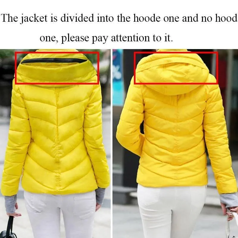 Hooded Winter Women Hooded Cotton Padded Coat