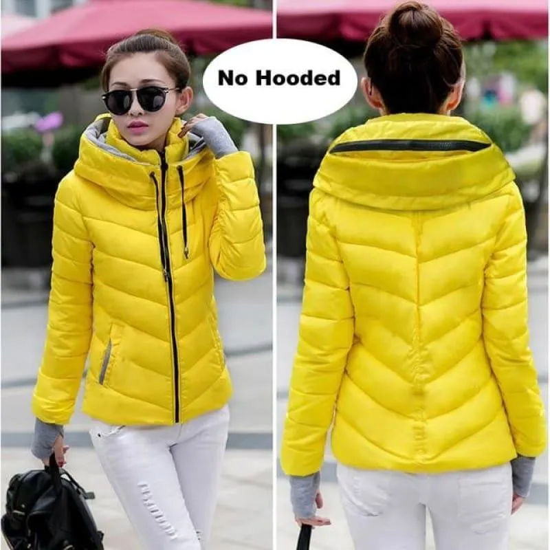 Hooded Winter Women Hooded Cotton Padded Coat