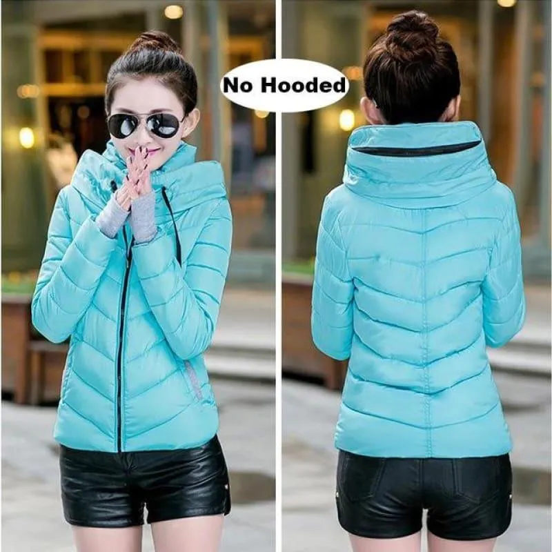 Hooded Winter Women Hooded Cotton Padded Coat