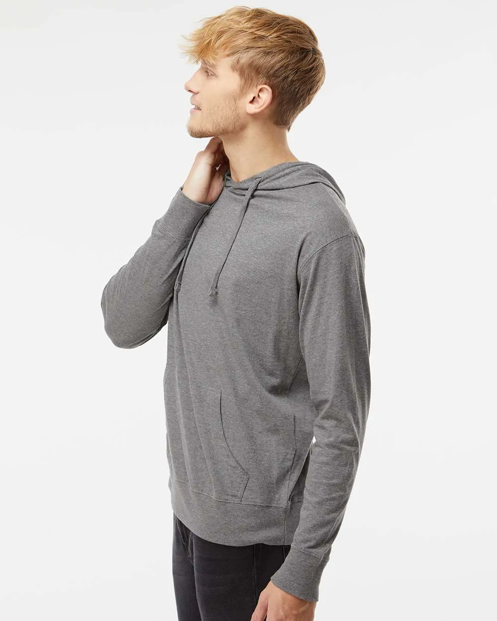 Independent Trading Co. Lightweight Hooded Pullover T-Shirt 