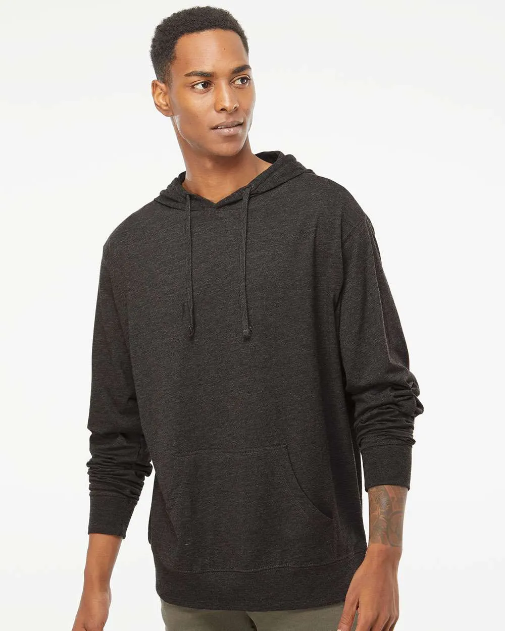 Independent Trading Co. Lightweight Hooded Pullover T-Shirt 