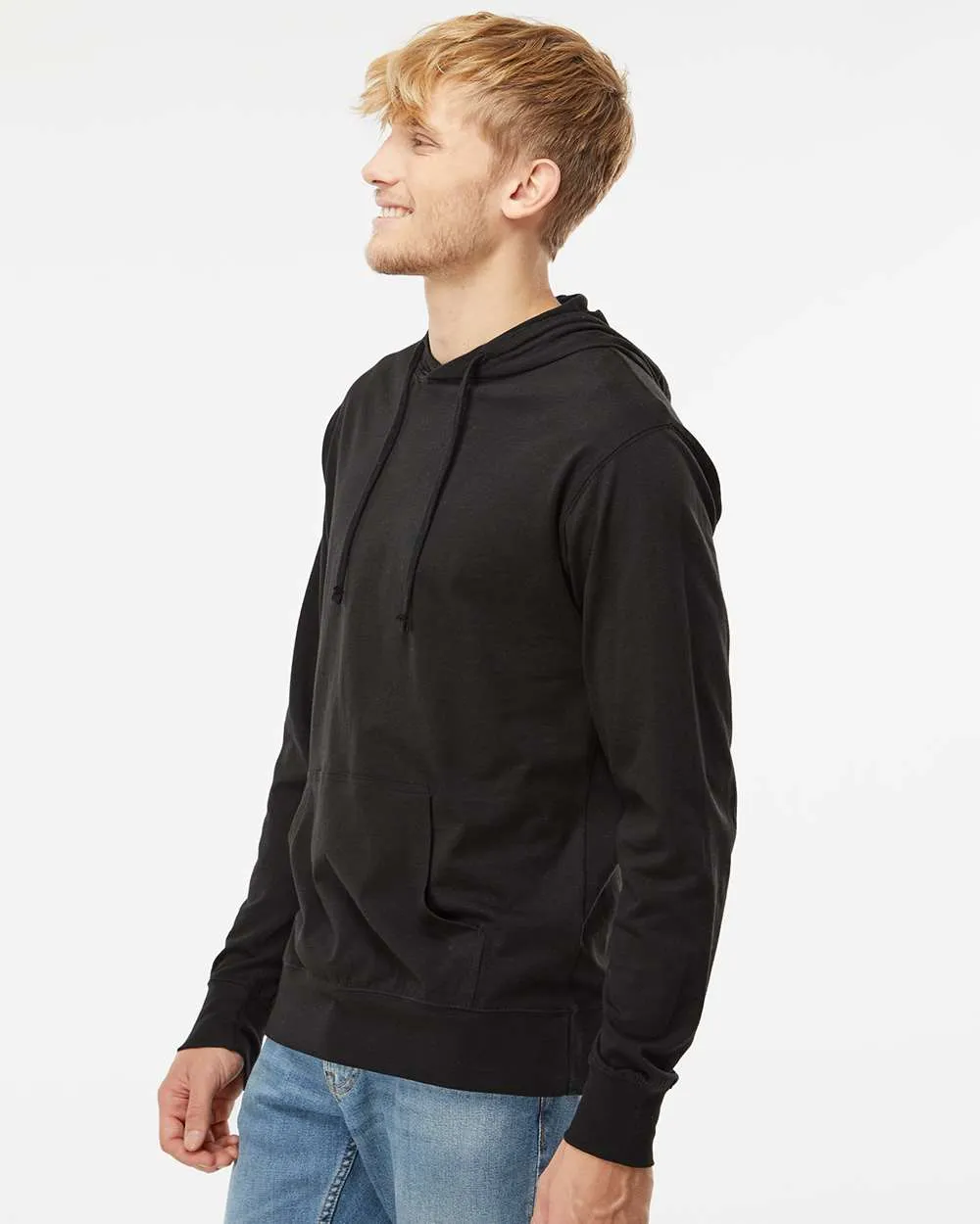 Independent Trading Co. Lightweight Hooded Pullover T-Shirt 