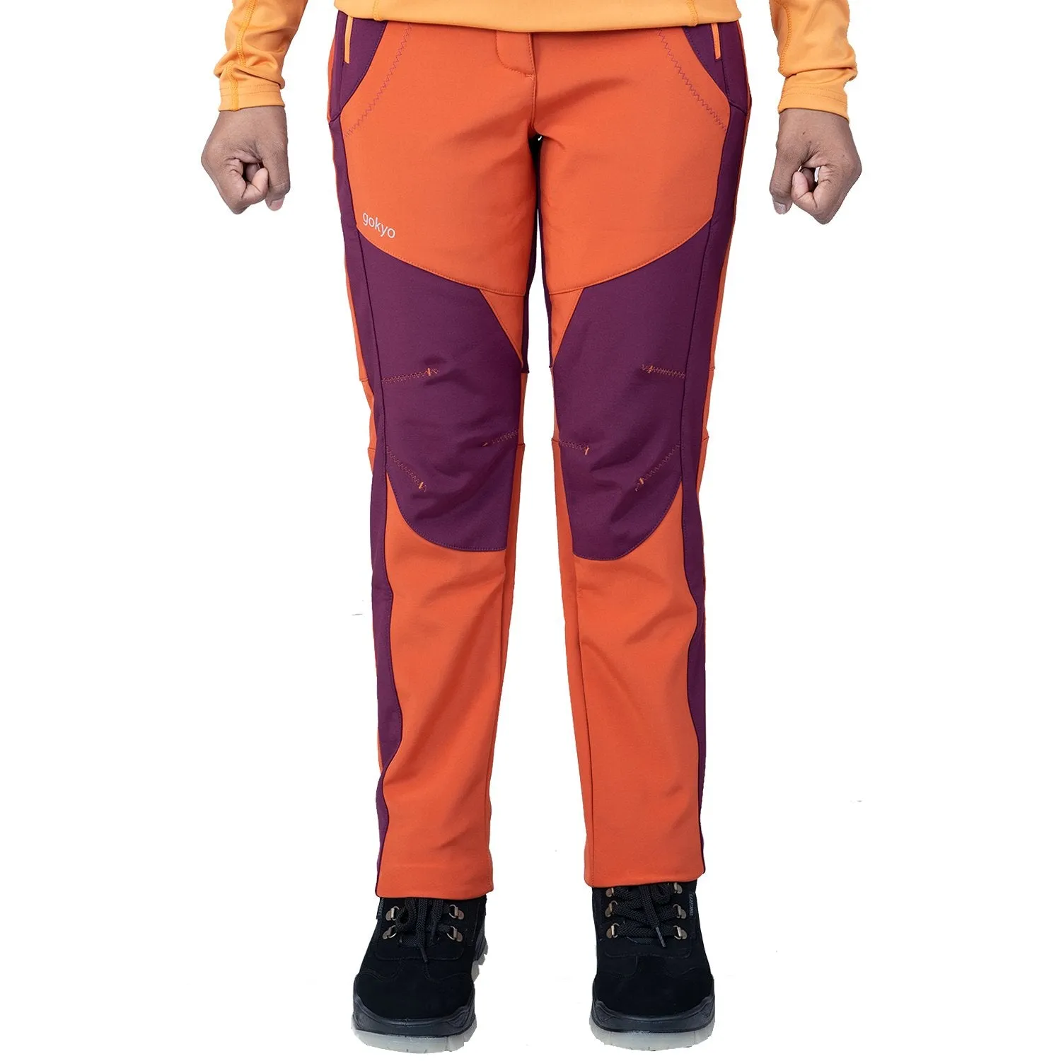 K2 Cold Weather Trekking & Outdoor Pants in Orange - Women