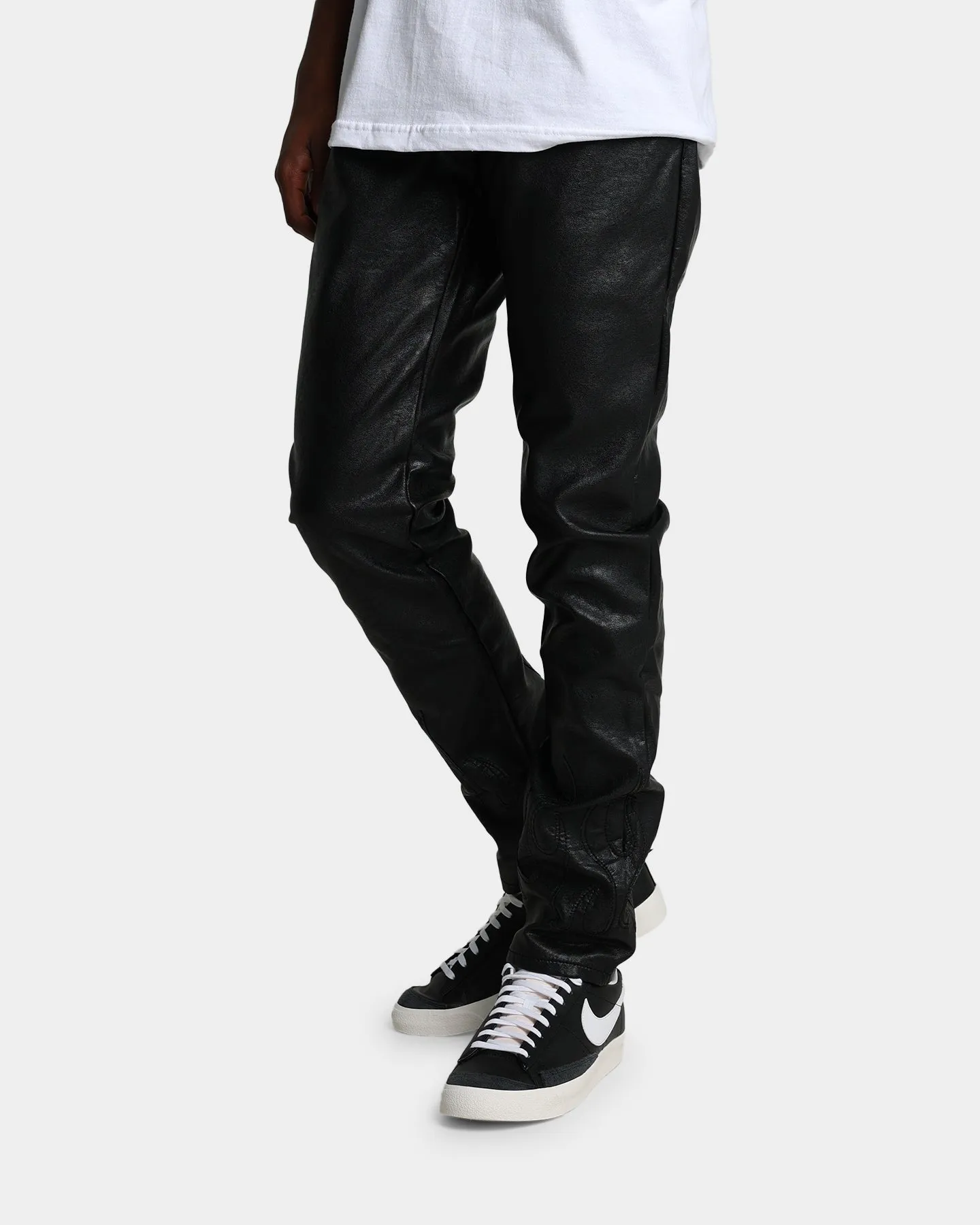 MNML S252 Flame Denim Pants Black/Black