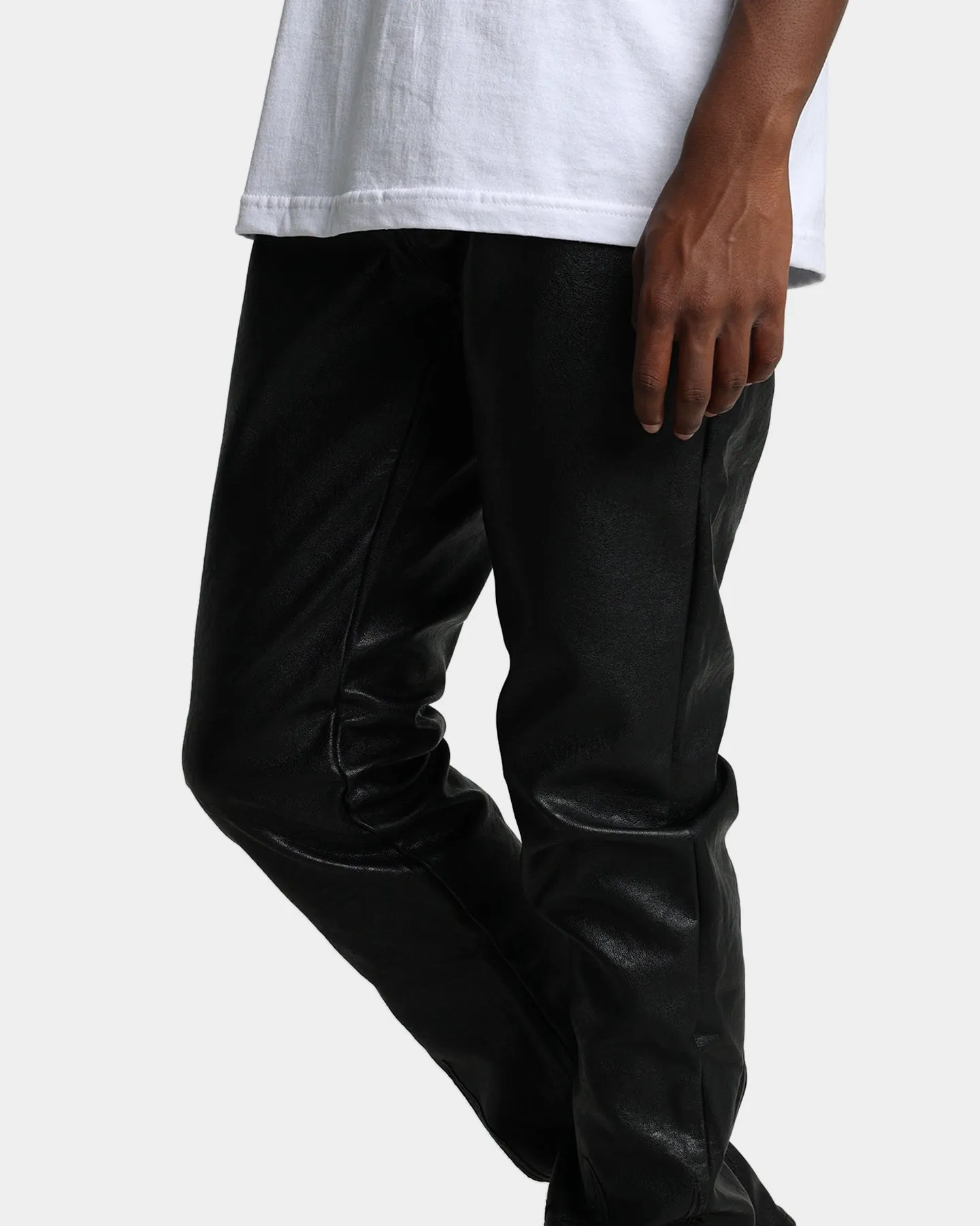 MNML S252 Flame Denim Pants Black/Black