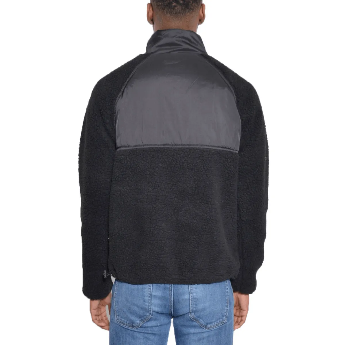 Sherpa Cut Out Fleece Jacket