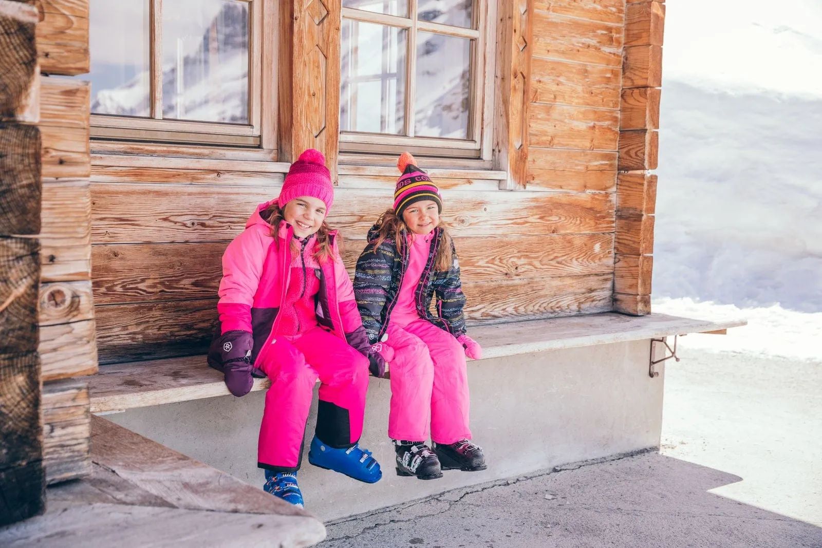 Ski Suit Set: Pink Peacock