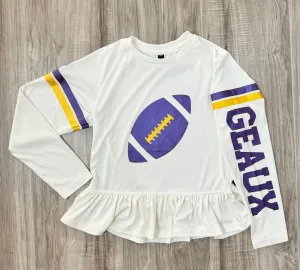 SPF 50  Game Day Shirts for Girls in Geaux