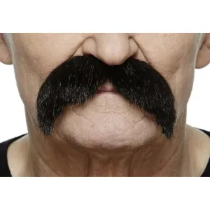 Stylish Black Moustache - Costume Accessory