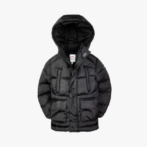 Summit Puffer Coat | Black Graff