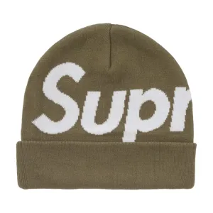 Supreme Big Logo Beanie (FW24) Olive