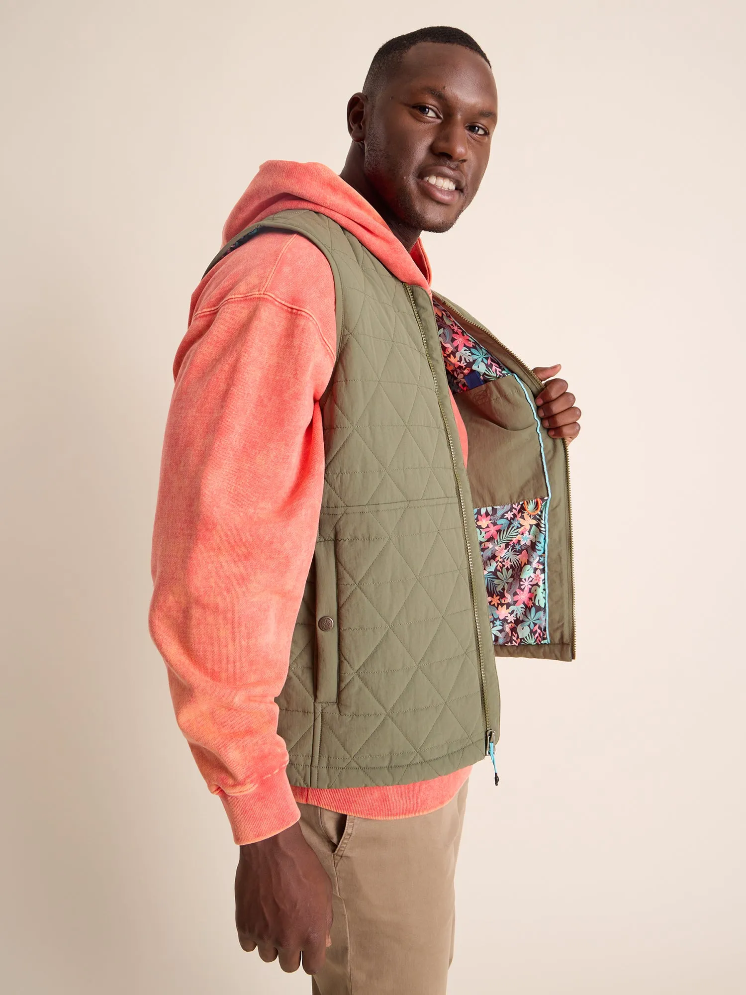 The Forest Florist (Quilted Vest)