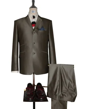 Tonic Suit | Mod Fashion Chacolate Brown  Tonic Suit