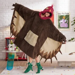 Wearable Shaggy Sherpa Animal Designs Blanket