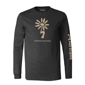 Wildflower Long Sleeve Tee - Charcoal