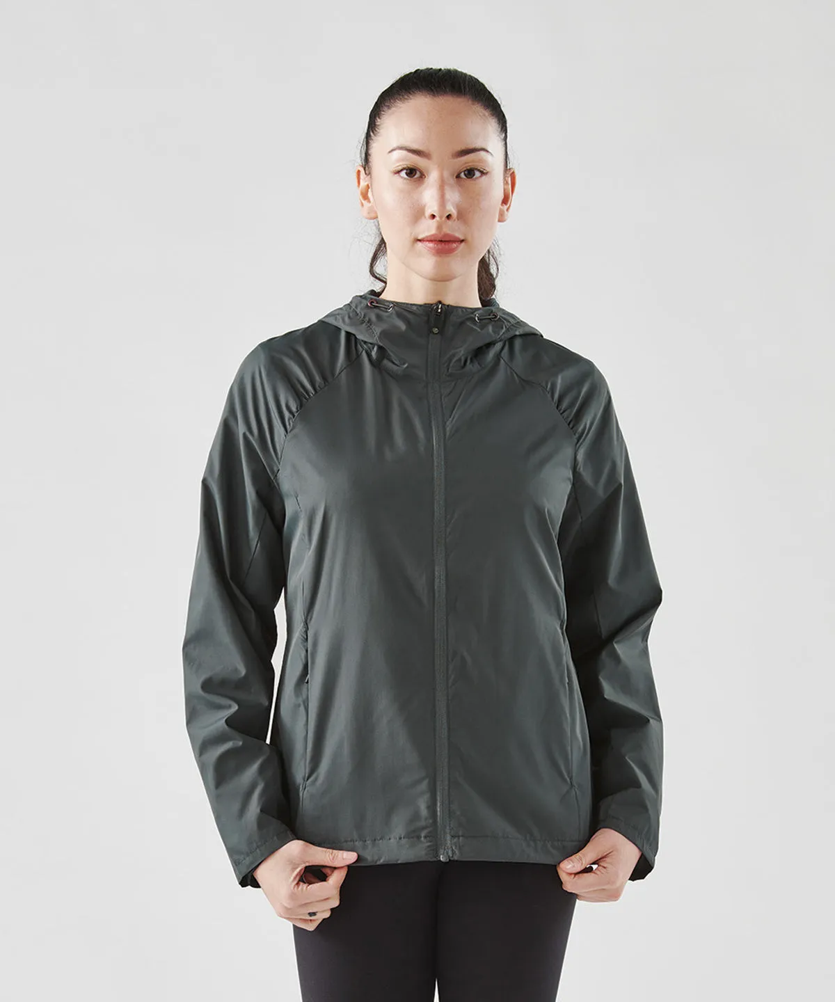 Womens Pacifica lightweight jacket | Azure/Black