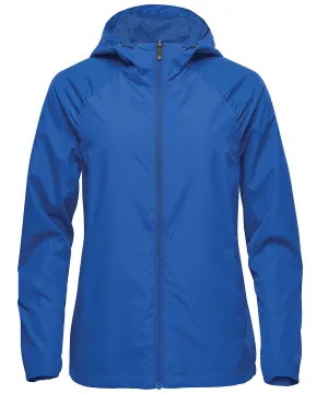 Womens Pacifica lightweight jacket | Azure/Black