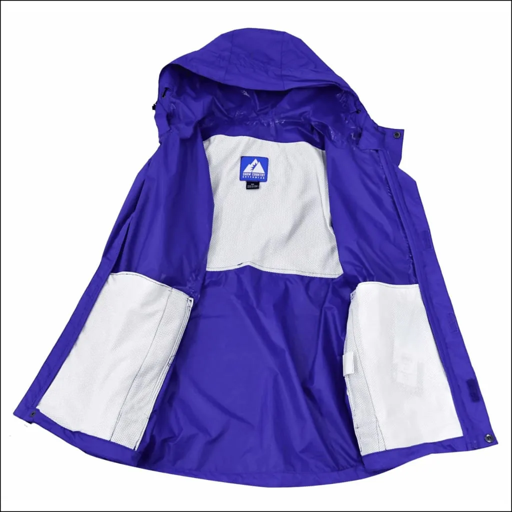 Women’s Plus Size Packable 1X-6X Windbreaker Rain Jacket