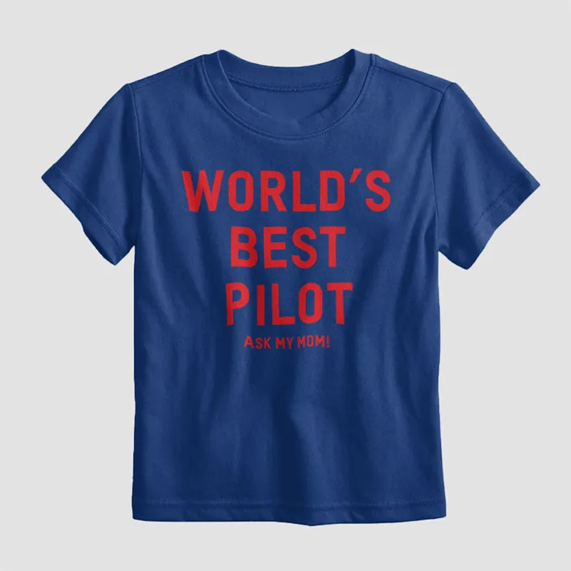 World's Best Pilot - Kids T-Shirt