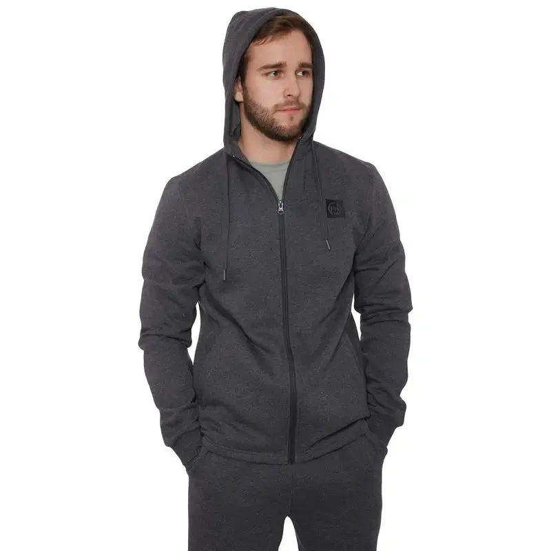 Zipped Hoodie Wave Grey